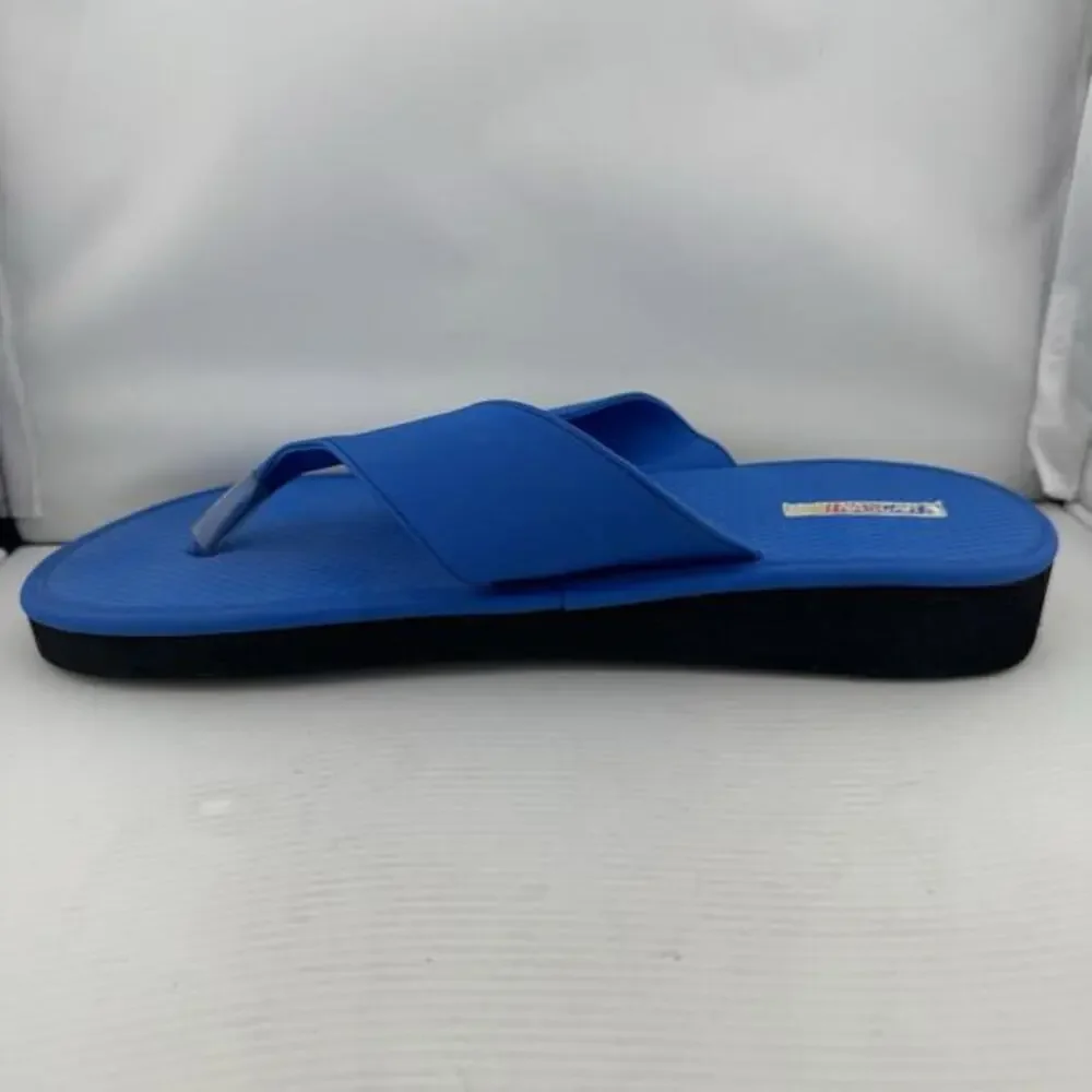 Nascar Jeff Gordon Blue Flip Flop Thong Sandal Size 10-11 New Summer Pool Beach